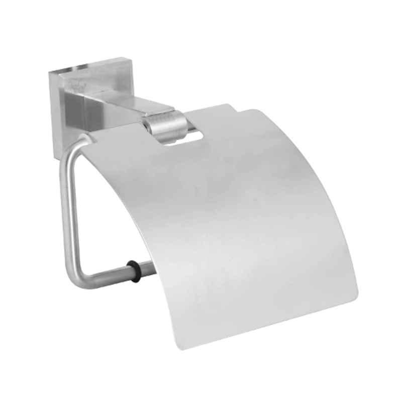 Perk Stainless Steel 304 Chrome Finish Paper Holder with Cover, AX-8440-SUS304