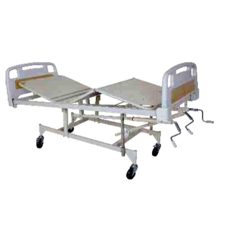 Deep Surgical 84x36x24 inch Stainless Steel 4 Functions ICU Bed