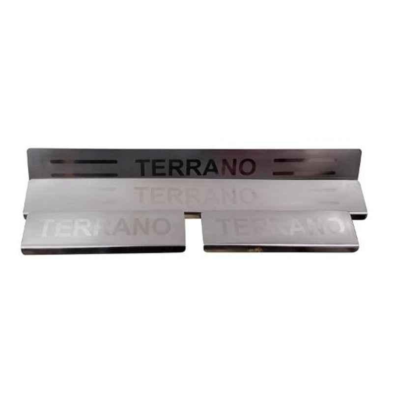 AutoPop 4 Pcs Non-LED Footstep Sill Plate Set for Nissan Terrano, FSNLD_TERRANO