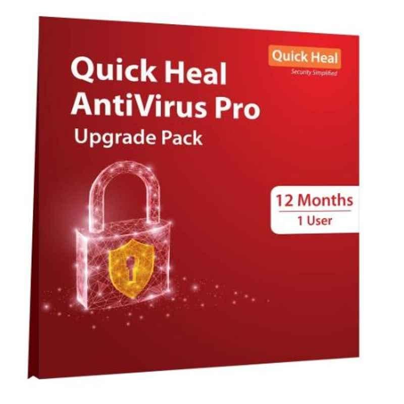 Quick Heal Antivirus Pro-Renewal 1 User 1 Year with CD