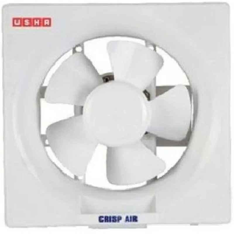 Usha Crisp Air VX 40W White Plastic Exhaust Fan, Sweep: 250 mm