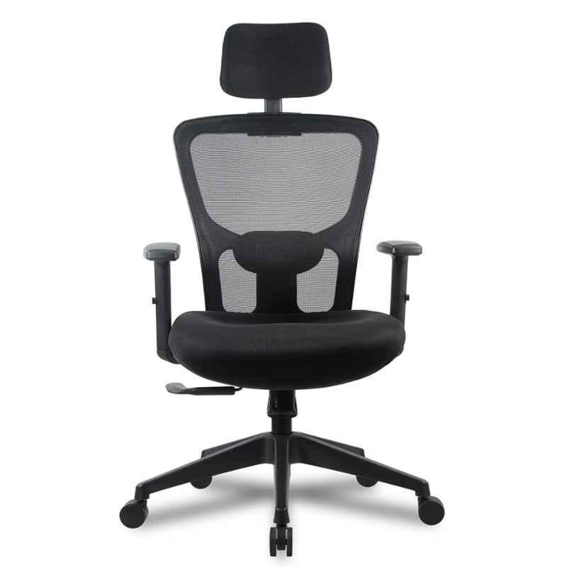 High living bravo hb net & cloth high back black office online chair