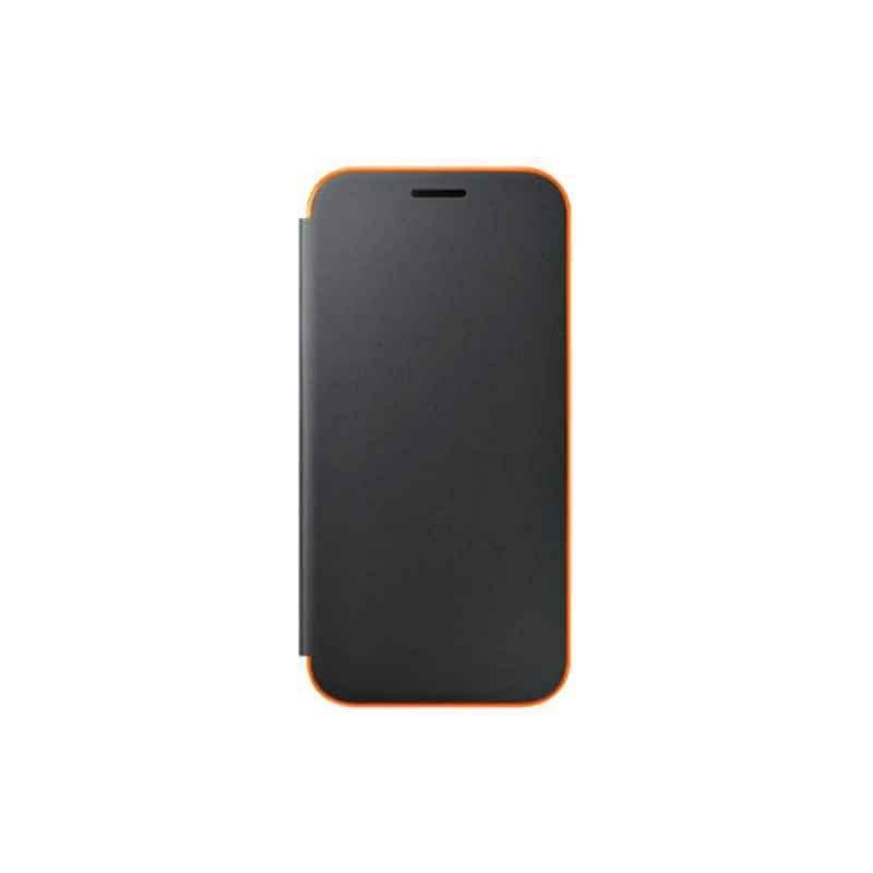 Samsung A3 17 Black Neon Flip Cover, EF-FA320PBEGWW-LS