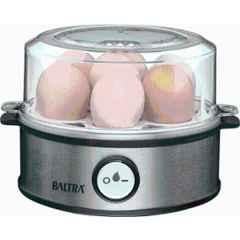 Baltra Eggy Dlx 350W Stainless Steel & Plastic Grey Egg Cooker for 7 Eggs, BEG-103