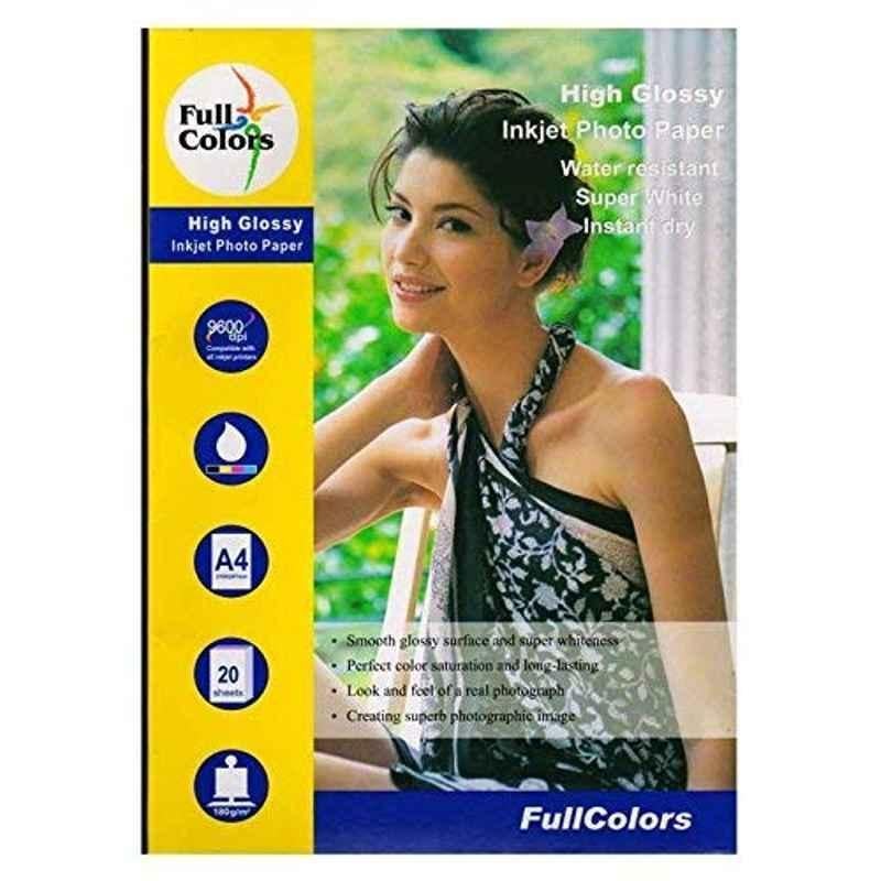 Buy Vms A4 180gsm High Glossy Inkjet Photo Paper 818004fcg 1 Online At Price ₹ 185 1691