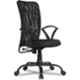 MRC Sigma Breathable Mesh Black Mid Back Office Revolving Chair