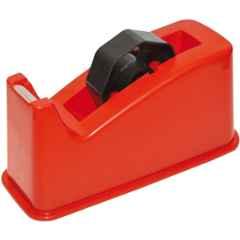 Omega 1 inch Plastic Red Cello Tape Dispenser, 1775 (Pack of 5)
