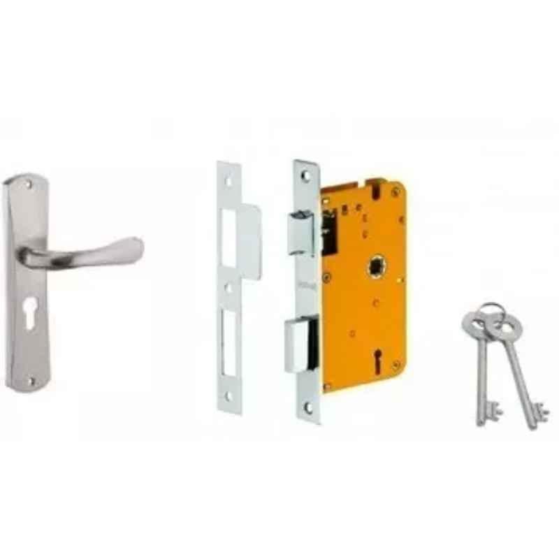 Dorset HL Series Lily 8 inch Stainless Steel Patina Finish Door Handle Lock Set with KY Mortise Lever Lock