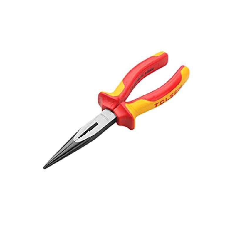 Tolsen 160mm Drop Forged Steel Nickel Plated Long Nose Plier, 10006