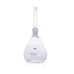 ABGIL 50ml Borosilicate Glass Specific Gravity Bottle with Capillary Bore IC Stopper, ABG876