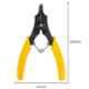 Deli EDL104506 6 inch Carbon Steel Interchangeable Head Multi-Function Circlip Plier