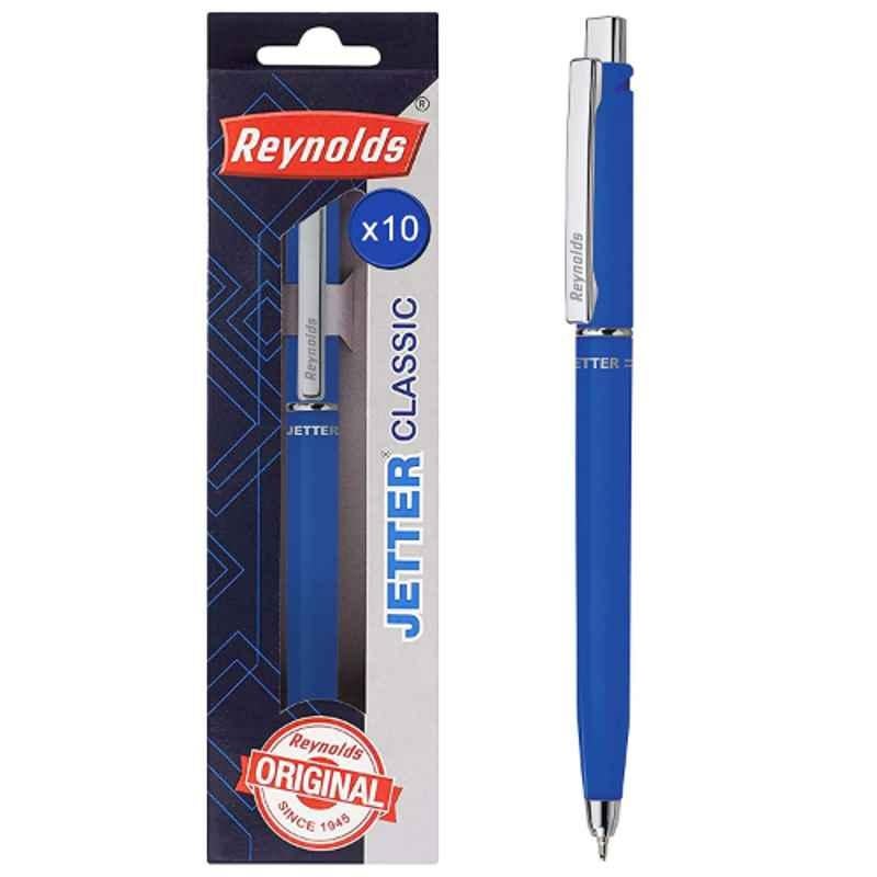 Reynolds Jetter Classic 0.7mm Blue Ball Pen (Pack of 15)