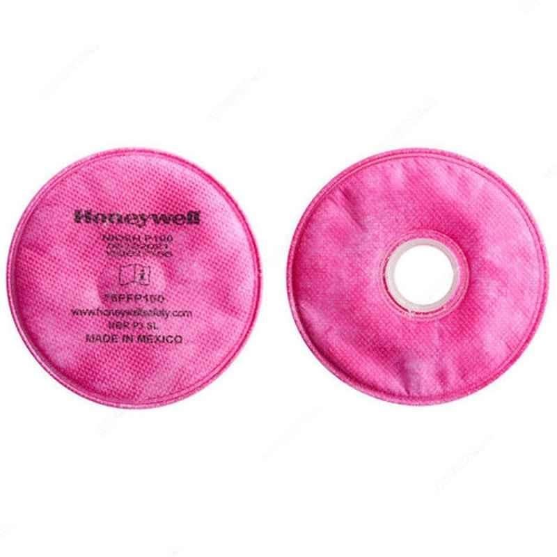 Honeywell North Series P100 Pink Low-Profile Particulate Filter, 75FFP100 (Pack of 2)