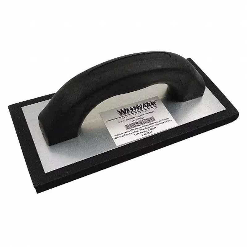 Westward 9 inch Rubber Concrete Float, 13P541