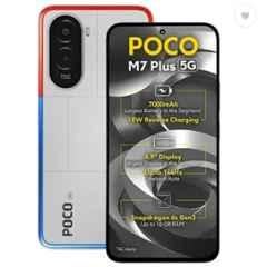 POCO M7 Plus 6.9 inch 7000mAh 4GB RAM/128GB Storage Chrome Silver Smartphone