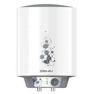 Bajaj Astor 10 Litre 2000W ABS White & Grey Storage Water Heater with 2 Years Warranty, 151070