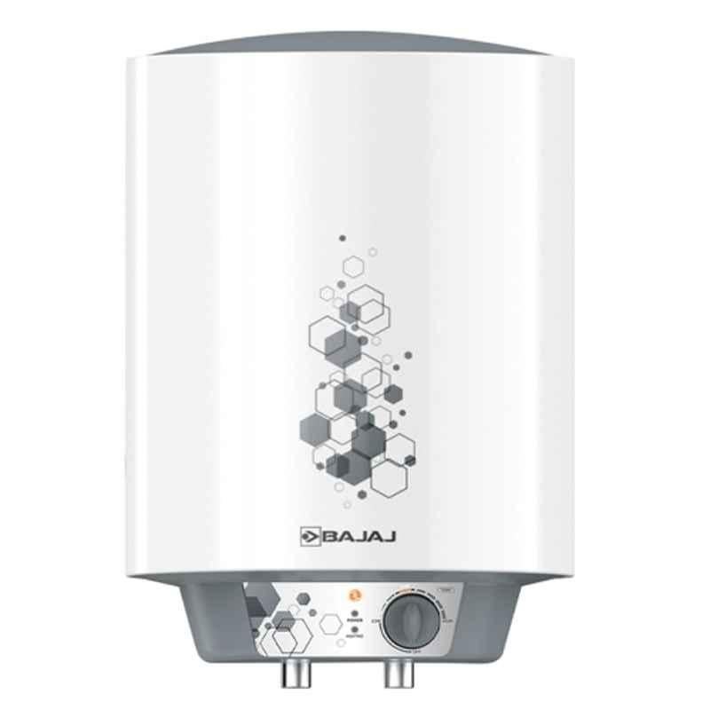 Bajaj Astor 10 Litre 2000W ABS White & Grey Storage Water Heater with 2 Years Warranty, 151070