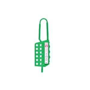 Lukko Safety 12 Holes PPCP Yellow Non Conductive Safety Lockout Hasp, Jaw Size: 25-83 mm, LS-H71