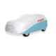 Elegant White & Blue Water Resistant Car Body Cover for Hyundai Xcent