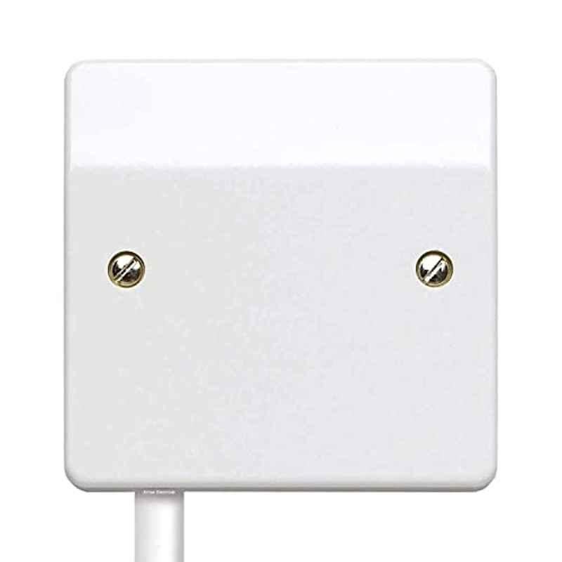 MK Electric 20A Flex Outlet Front Plate Unfused, K1090SAWHI