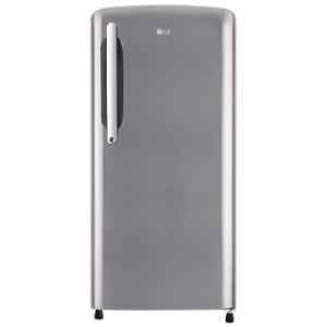 LG 201 Litre 3 Star Shiny Steel Direct Cool Single Door Refrigerator, GL-B211HPZD