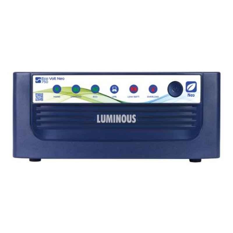 Luminous Eco Volt Neo 750 650VA/12V Single Battery Sine Wave Inverter for Home, Office & Shops, F04175005151