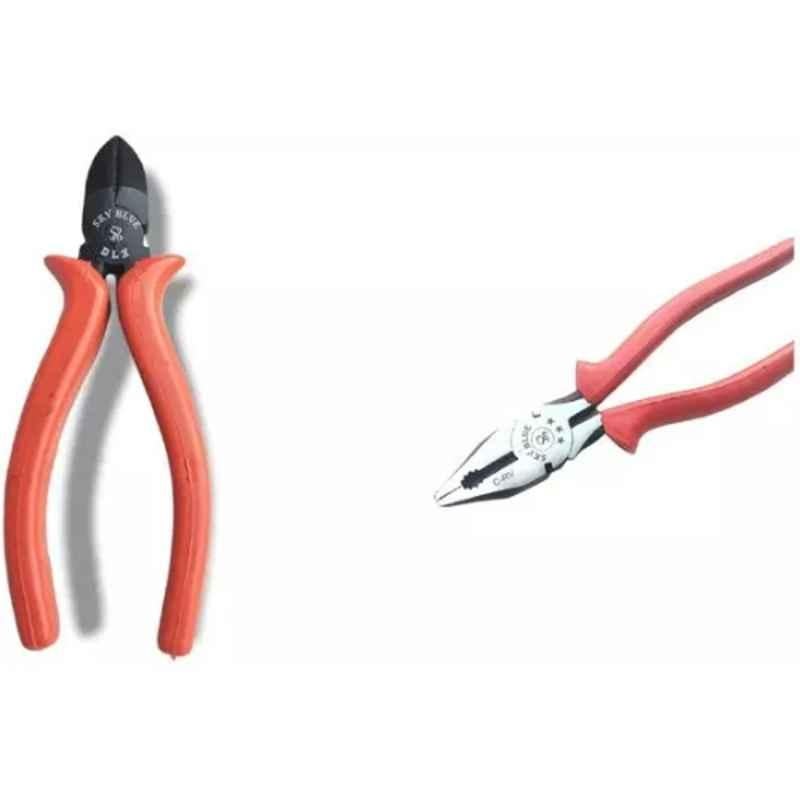 Sky Blue 2 Pcs 7.8 inch Lineman Plier Combo, SBE_PLIER_0658