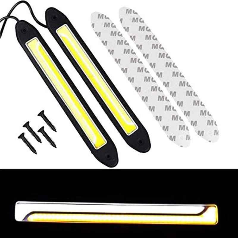 AllExtreme EXDLRY2 Yellow Waterproof Daytime Running Flexible LED Light