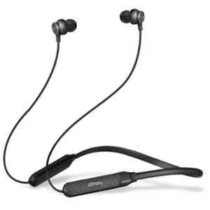 pTron Tangent Duo 13mm Black Bluetooth Wireless In-Ear Neckband with Mic, Fast Charging, Voice Assistant & IPX4