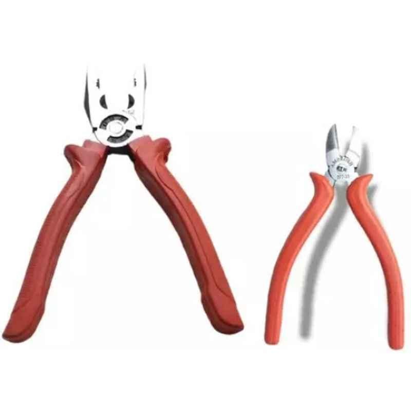 Sky Blue 2 Pcs 7.8 inch Lineman Plier Combo, SBE_PLIER_COMBO_MOD_00888