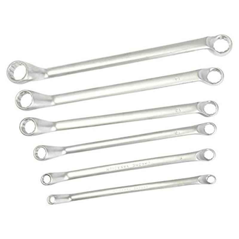 27cm Iron Silver Ring Spanner (Pack of 6)
