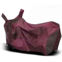 Mobidezire Polyester Maroon Scooty Body Cover with Mirror Pocket for All Scootys
