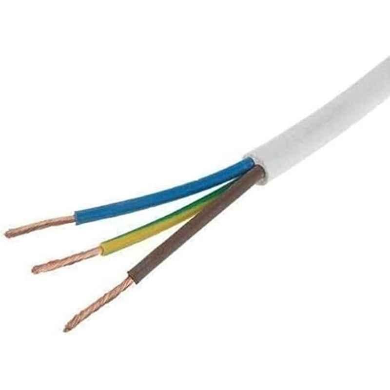 2.5mmx5m 3 Core Copper White Extension Wire