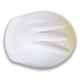 Allen Cooper White Polymer Ratchet Type Safety Helmet with Chin Strap, SH721-W (Pack of 3)