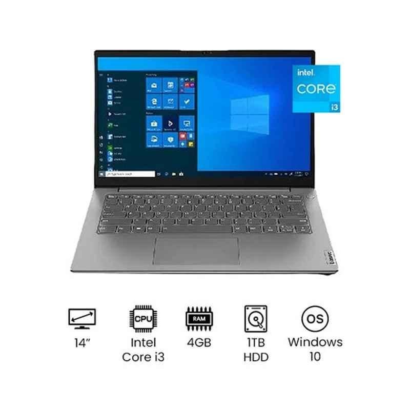 Lenovo Core i3 4GB 14 inch Dual CoreHDD Wireless Black Laptop, 82KA003CAX