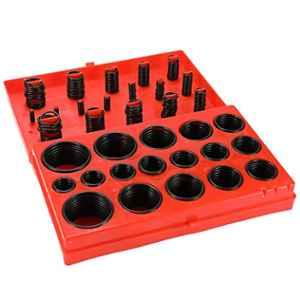Ma Fra 419Pcs NBR Rubber Multicolour Oil Resistance Assorted O-Ring Kit