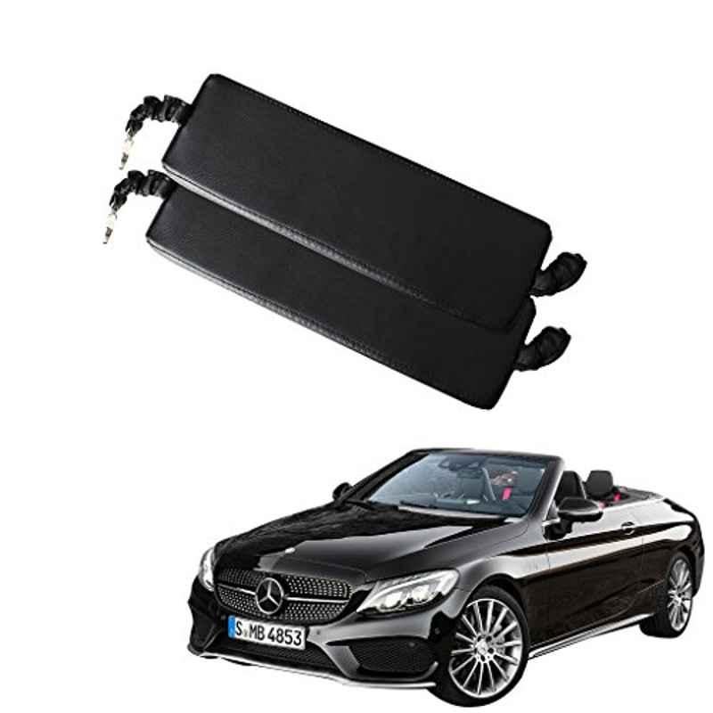 Kozdiko 2 Pcs Black Seat Gap Filler Set for Mercedes Benz E Class Cabriolet