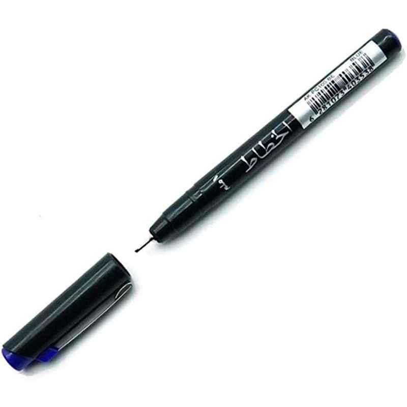 Al Khatat AK-PC100N-BE 1.0mm Blue Calligraphy Pen, NDS-103282 (Pack of 12)