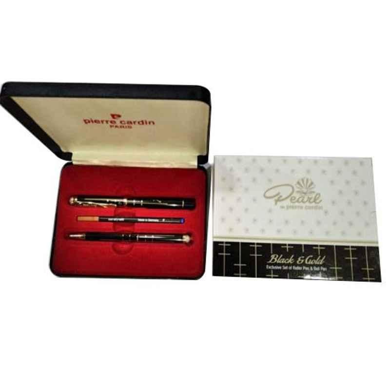 Pierre Cardin Black Ink Pearl Black & Gold Exclusive Ball Pen