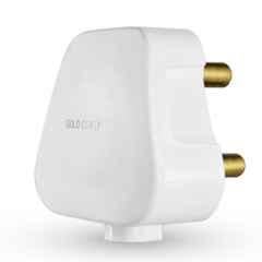 Gold Coast 16A Polycarbonate White 3 Pin Top Play Plug, 2131-WH