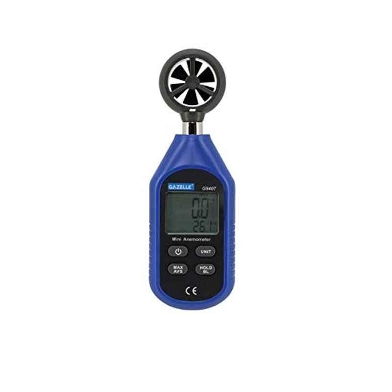 Gazelle G9407 Mini Handheld Anemom And Thermom For Air Flow And Temperature Test