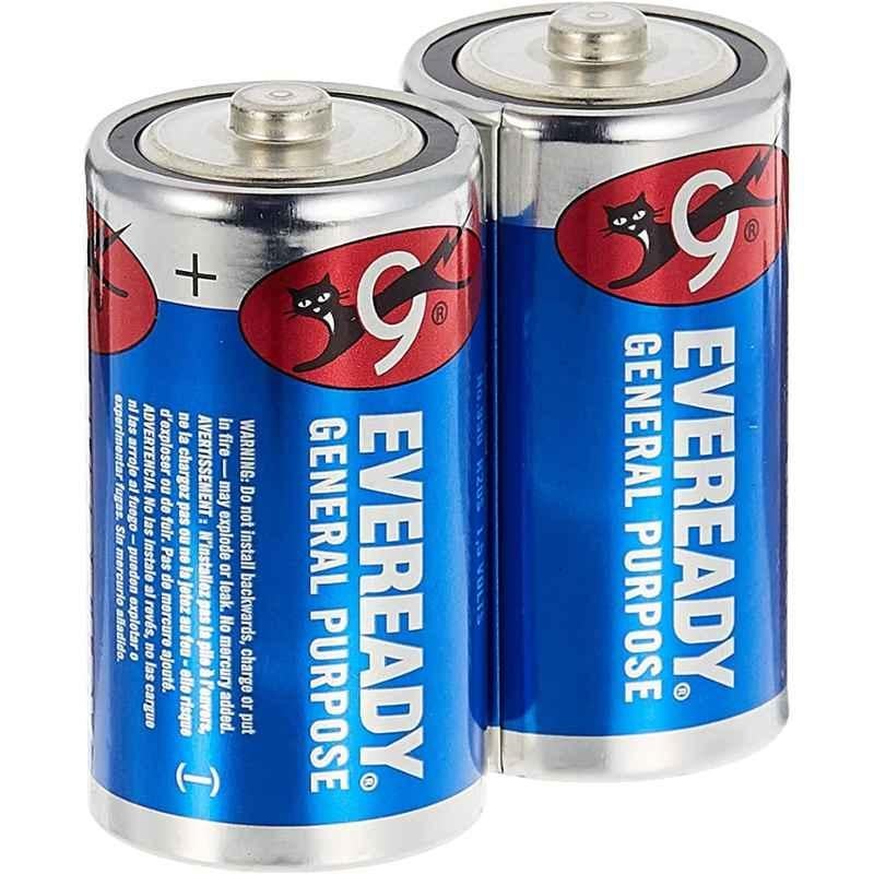 Eveready 950SW4 D5 Zinc Carbon General Purpose Battery (Pack of 2)