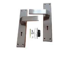 Onmax 8 inch Stainless Steel KY Type Mortise Door Lock Set, SML6+SS7803S