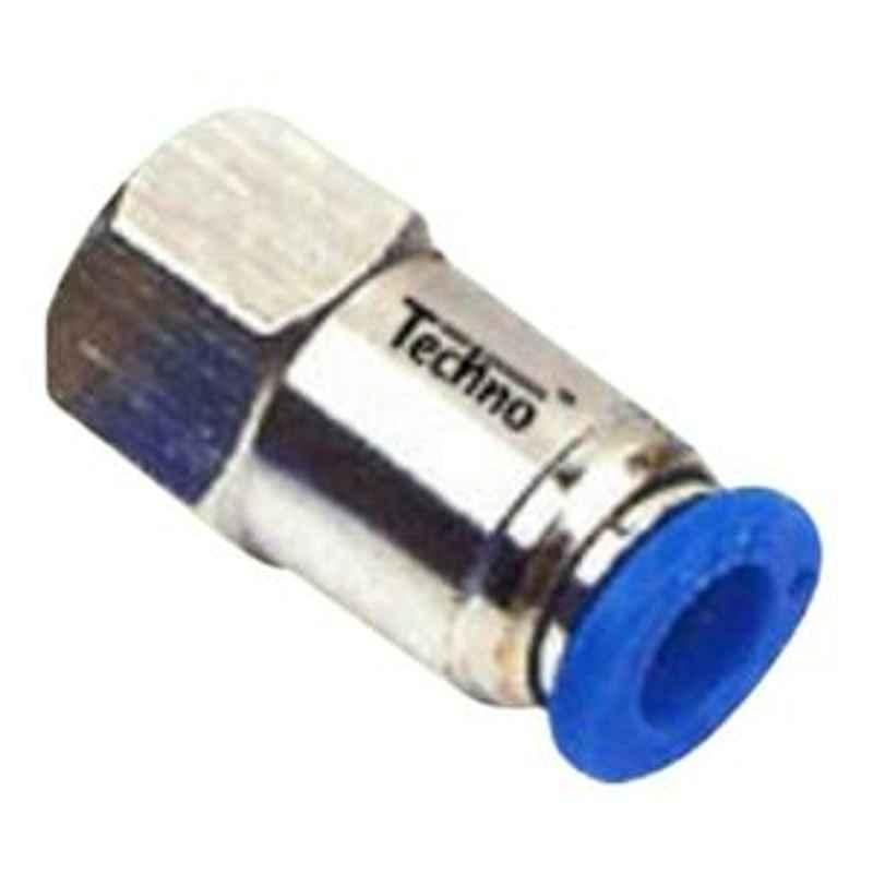 Techno 8-04' Thread Size 8 mm Female Connector PCF