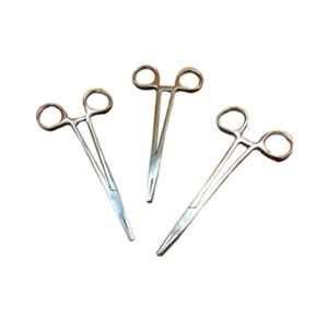 Forgesy 3 Pcs 4,6 & 8 inch Stainless Steel Silver Needle Holder Set