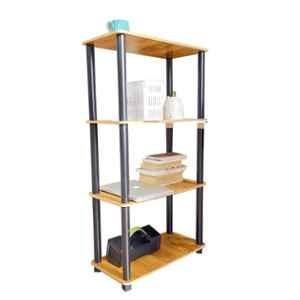 Kawachi Beige 4-Tier Multipurpose Standing Wall Shelf, KAW_KW80-4-LAYER-BEIGE