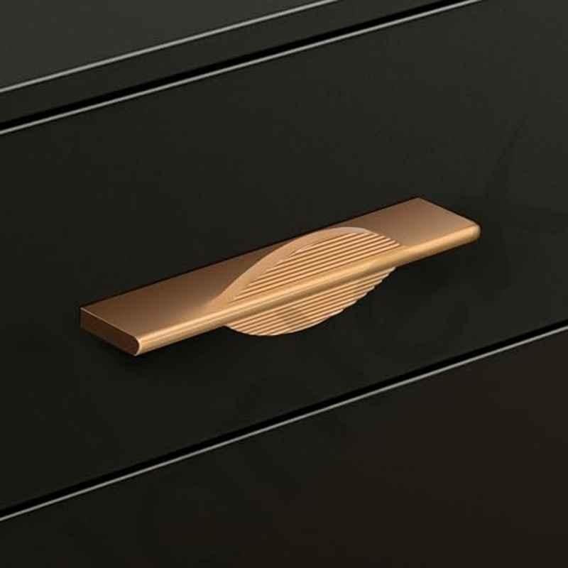 Plantex 160mm Aluminium Gold PVD Finish Pull Cabinet Handle for Home & Office, APS-DTC-5590-GOLD-160MM