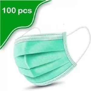 PROSENCE Non Woven fabric Surgical Mask 3 Layer With Nose Clip100  Disposable Face Mask Pack Of 100 Pcs 3Ply Surgery Mask Use&Throw Mask  Sargical