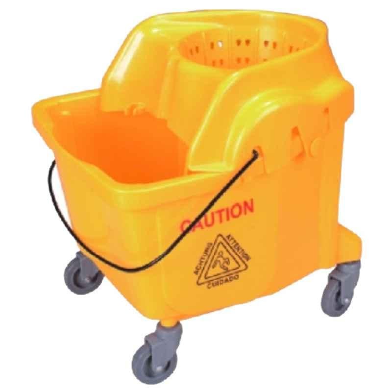 Baiyun 53x43x55cm 36L Yellow Funnel Mop Wringer, AF08062