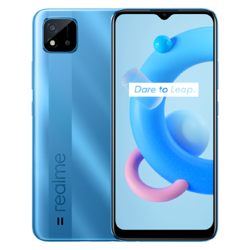 Realme C11-2021 4GB RAM & 64GB Storage Cool Blue Smartphone